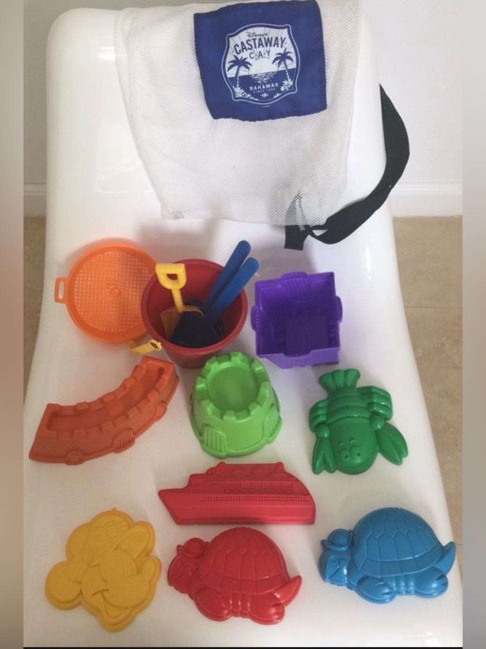 Disney Sand & Beach Toys with Disney Bag.